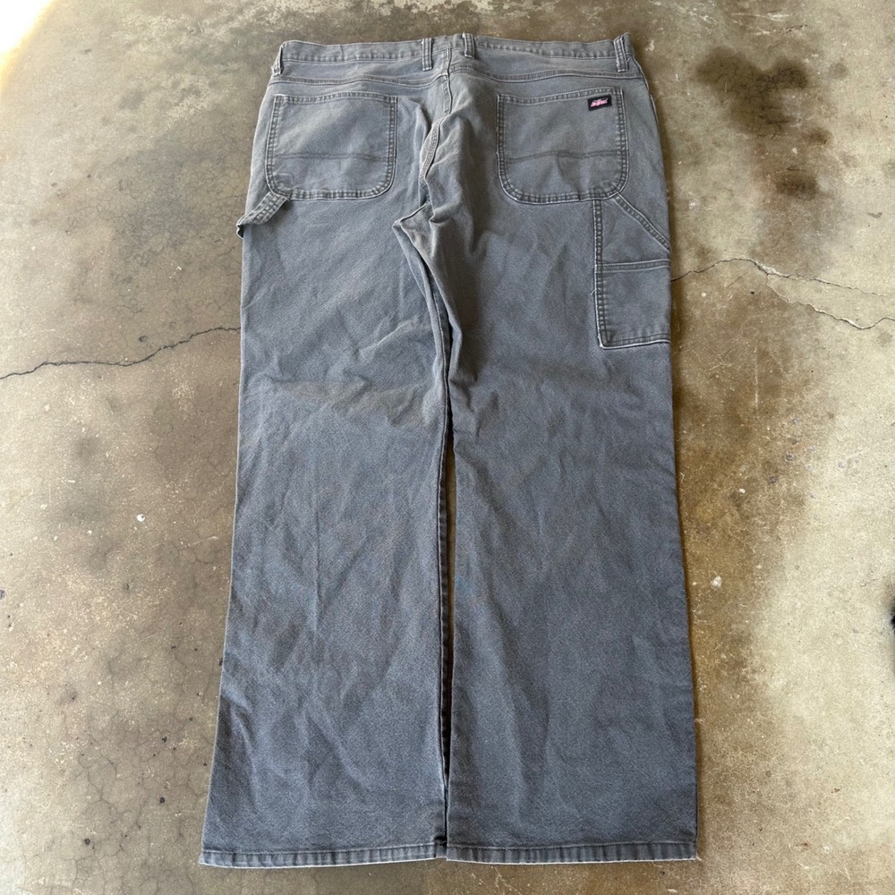 Dickies Carpenter Pants Mens 42x32 Grey Excellent Relaxed Fit Straight EU1939RSL